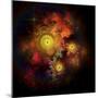 A Collection of Colorful Nebulae, Gases, Dust, Stars and Interstellar Matter-Stocktrek Images-Mounted Art Print