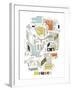 A Collection of Houses-Laure Girardin-Vissian-Framed Giclee Print