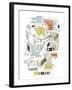 A Collection of Houses-Laure Girardin-Vissian-Framed Giclee Print