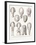 A Collection of Men's and Women's 18th Century Wigs, 1875-null-Framed Giclee Print