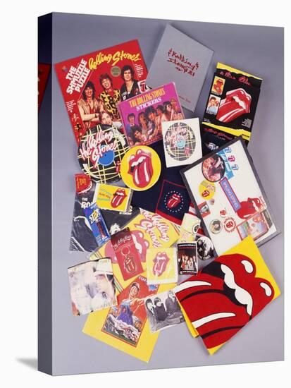 A Collection of Over Thirty Rolling Stones Souvenirs-null-Stretched Canvas