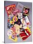 A Collection of Over Thirty Rolling Stones Souvenirs-null-Stretched Canvas