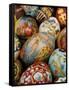 A Collection of Painted Porcelain Easter Eggs by the Imperial Porcelain Factory-null-Framed Stretched Canvas