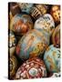 A Collection of Painted Porcelain Easter Eggs by the Imperial Porcelain Factory-null-Stretched Canvas