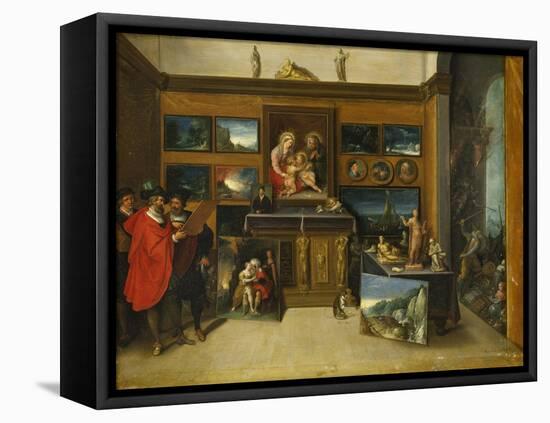 A Collection of Paintings-Frans Francken the Younger-Framed Stretched Canvas