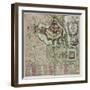 A Collection of Plans and Views of Towns in Various Parts of the World, France-J B Homann-Framed Giclee Print