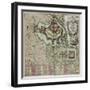 A Collection of Plans and Views of Towns in Various Parts of the World, France-J B Homann-Framed Giclee Print