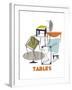 A Collection of Tables-Laure Girardin-Vissian-Framed Giclee Print