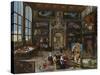 A Collector's Gallery. (Realised with Cornelis De Baellieur)-Frans Francken the Younger-Stretched Canvas