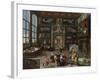 A Collector's Gallery. (Realised with Cornelis De Baellieur)-Frans Francken the Younger-Framed Giclee Print