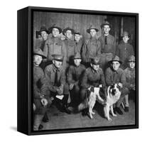 A Collie of Royal Ancestry Became the Mascot of American Sol-null-Framed Stretched Canvas