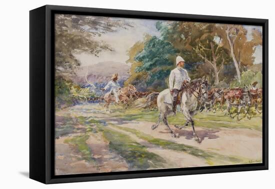 A Colonial Officer, Possibly Haiti, C.1900-Henry Sandham-Framed Stretched Canvas