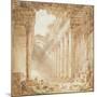 A Colonnade in Ruins, 1780-Hubert Robert-Mounted Giclee Print