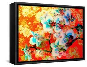 A Colorful Floral Montage-Alaya Gadeh-Framed Stretched Canvas