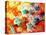 A Colorful Floral Montage-Alaya Gadeh-Stretched Canvas