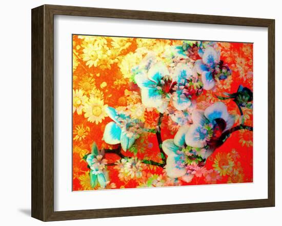 A Colorful Floral Montage-Alaya Gadeh-Framed Photographic Print