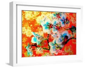 A Colorful Floral Montage-Alaya Gadeh-Framed Photographic Print