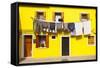 A Colorful House on Burano, Venice, Veneto, Italy, Europe-Julian Elliott-Framed Stretched Canvas