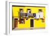 A Colorful House on Burano, Venice, Veneto, Italy, Europe-Julian Elliott-Framed Photographic Print