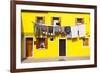 A Colorful House on Burano, Venice, Veneto, Italy, Europe-Julian Elliott-Framed Photographic Print