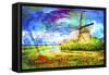 A Colorful Place In My Dream-Ata Alishahi-Framed Stretched Canvas