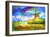 A Colorful Place In My Dream-Ata Alishahi-Framed Giclee Print