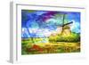 A Colorful Place In My Dream-Ata Alishahi-Framed Giclee Print