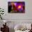 A Colorful Section of Alien Space in Our Galaxy-null-Framed Stretched Canvas displayed on a wall