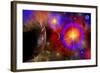 A Colorful Section of Alien Space in Our Galaxy-null-Framed Art Print