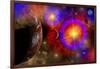 A Colorful Section of Alien Space in Our Galaxy-null-Framed Art Print