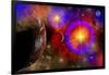 A Colorful Section of Alien Space in Our Galaxy-null-Framed Art Print