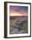 A Colourful Dawn on Chinkwell Tor in Dartmoor National Park, Devon, England, United Kingdom, Europe-Julian Elliott-Framed Photographic Print