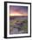 A Colourful Dawn on Chinkwell Tor in Dartmoor National Park, Devon, England, United Kingdom, Europe-Julian Elliott-Framed Photographic Print