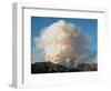 A Column of Smoke Rises from the Angeles National Forest Pines Fire-null-Framed Photographic Print