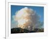 A Column of Smoke Rises from the Angeles National Forest Pines Fire-null-Framed Photographic Print