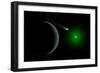 A Comet Passing a Distant Alien World-null-Framed Premium Giclee Print