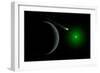 A Comet Passing a Distant Alien World-null-Framed Premium Giclee Print