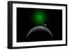 A Comet Passing a Distant Alien World-null-Framed Premium Giclee Print