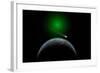 A Comet Passing a Distant Alien World-null-Framed Art Print