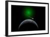 A Comet Passing a Distant Alien World-null-Framed Art Print