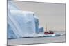 A Commercial Iceberg Tour Amongst Huge Icebergs Calved from the Ilulissat Glacier-Michael-Mounted Photographic Print