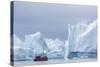 A Commercial Iceberg Tour Amongst Huge Icebergs Calved from the Ilulissat Glacier-Michael-Stretched Canvas