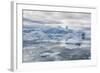 A Commercial Iceberg Tour Amongst Huge Icebergs Calved from the Ilulissat Glacier-Michael-Framed Photographic Print