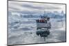 A Commercial Iceberg Tour Amongst Huge Icebergs Calved from the Ilulissat Glacier-Michael-Mounted Photographic Print