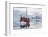 A Commercial Iceberg Tour Amongst Huge Icebergs Calved from the Ilulissat Glacier-Michael-Framed Photographic Print