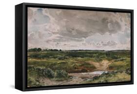 A Common in August, c1890-Thomas Collier-Framed Stretched Canvas