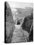 A Communication Trench and Path Towards the Front, France, World War I, 1915-null-Stretched Canvas