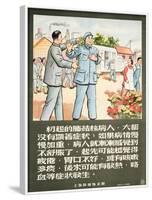 A Communist Party Member Encourages a Man to Get an X-Ray-null-Framed Art Print