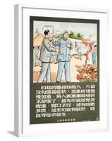 A Communist Party Member Encourages a Man to Get an X-Ray-null-Framed Art Print