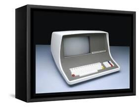 A Compact 'Modern' Computer with Built in Screen-null-Framed Stretched Canvas
